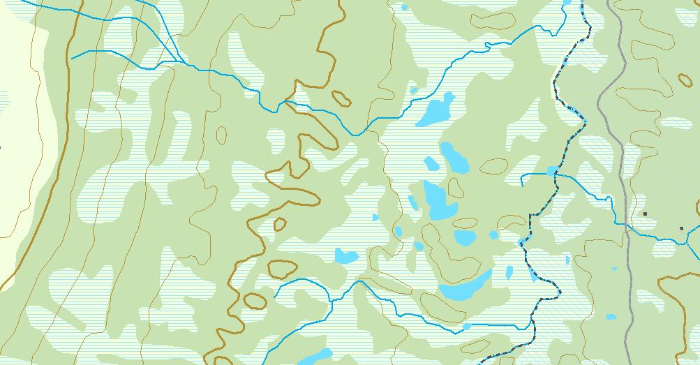 Osdalen sør (Rendalen, Hedmark). Areal 1.