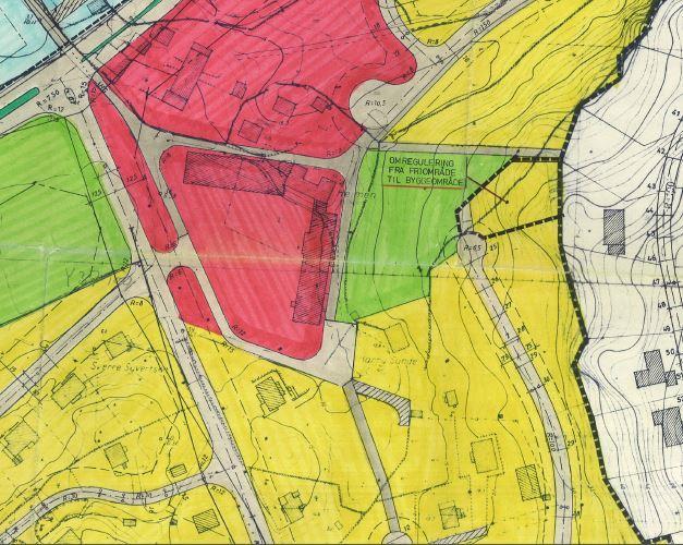 Planbeskrivelse Bryne bnr 21 bnr 33,41 4 3 PLANSTATUS 3.1 Kommuneplan for Farsund I kommuneplanen er arealdisponeringen for området boligformål.