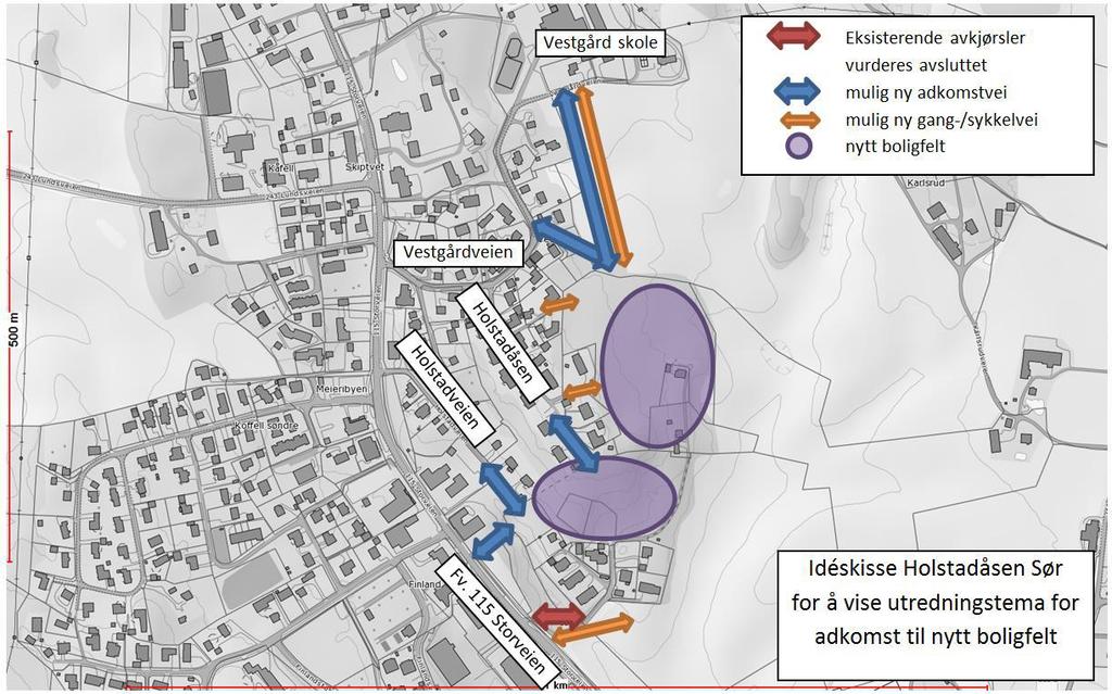 5. Merknader 5.1 Grunneiermøte Kommunen har holdet orienteringsmøte 17.08.2016 med direkte involverte grunneiere som har eiendom innenfor planområdet for boligfelt.