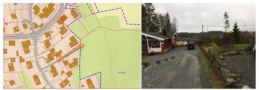 Bokstav Veinavn Området Type C Holstadåsen Ligger nordvest for privat avkjørsel planområdet, atkomst langs på boligtomt avkjørsel Tema Beskrivelse Merknader/Innspill Rute Storveien, 125 + 70 + 85