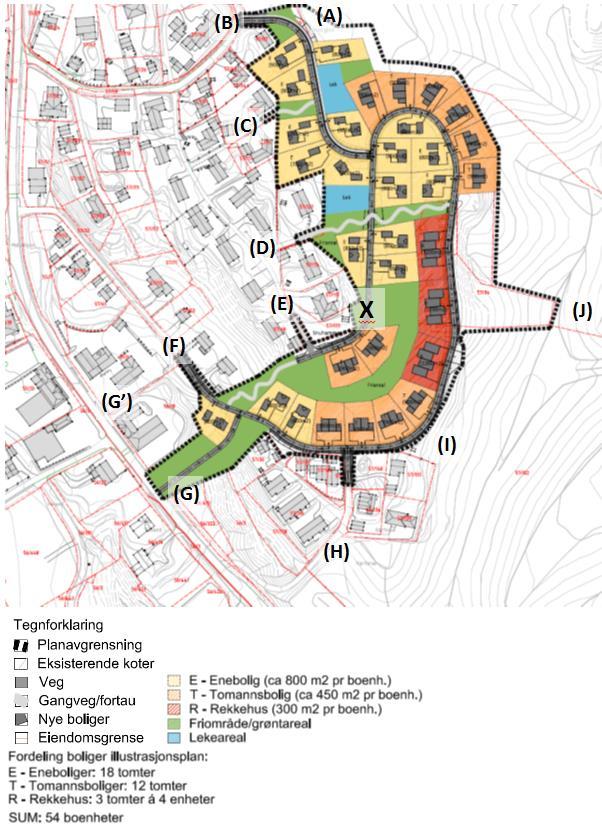 6.2 Vurderinger Landskapsarkitekt leverte revidert versjon av alternativ 2 som endelig illustrasjonsplan som grunnlag for videre utforming som arealplankart for planforslaget.