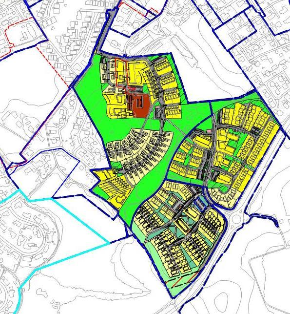 3.4 Tilgrensende reguleringsplaner Tilgrensende planer til gjeldende reguleringsplan 0259.