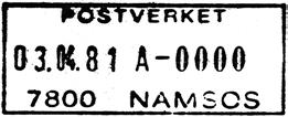 Stempel nr. 47 Type: I23N Utsendt?? Innsendt?