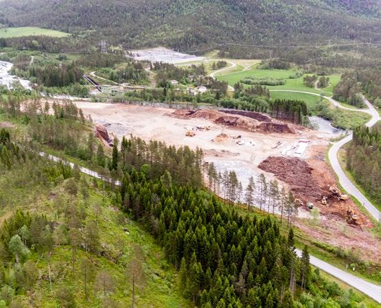 Planen er å byggje eit felles industri- og næringsområde på 00 dekar like ved dagens E9-trase, og den framtidige E9-traseen forbi