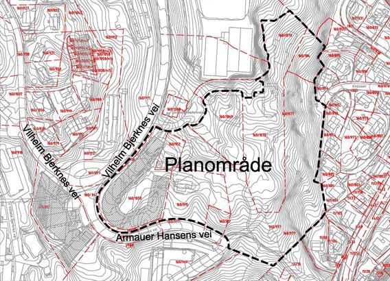 3. Lokalisering og topografi Området det er utarbeidet risiko- og sårbarhetsanalyse for følger samme planavgrensning som reguleringsforslaget.