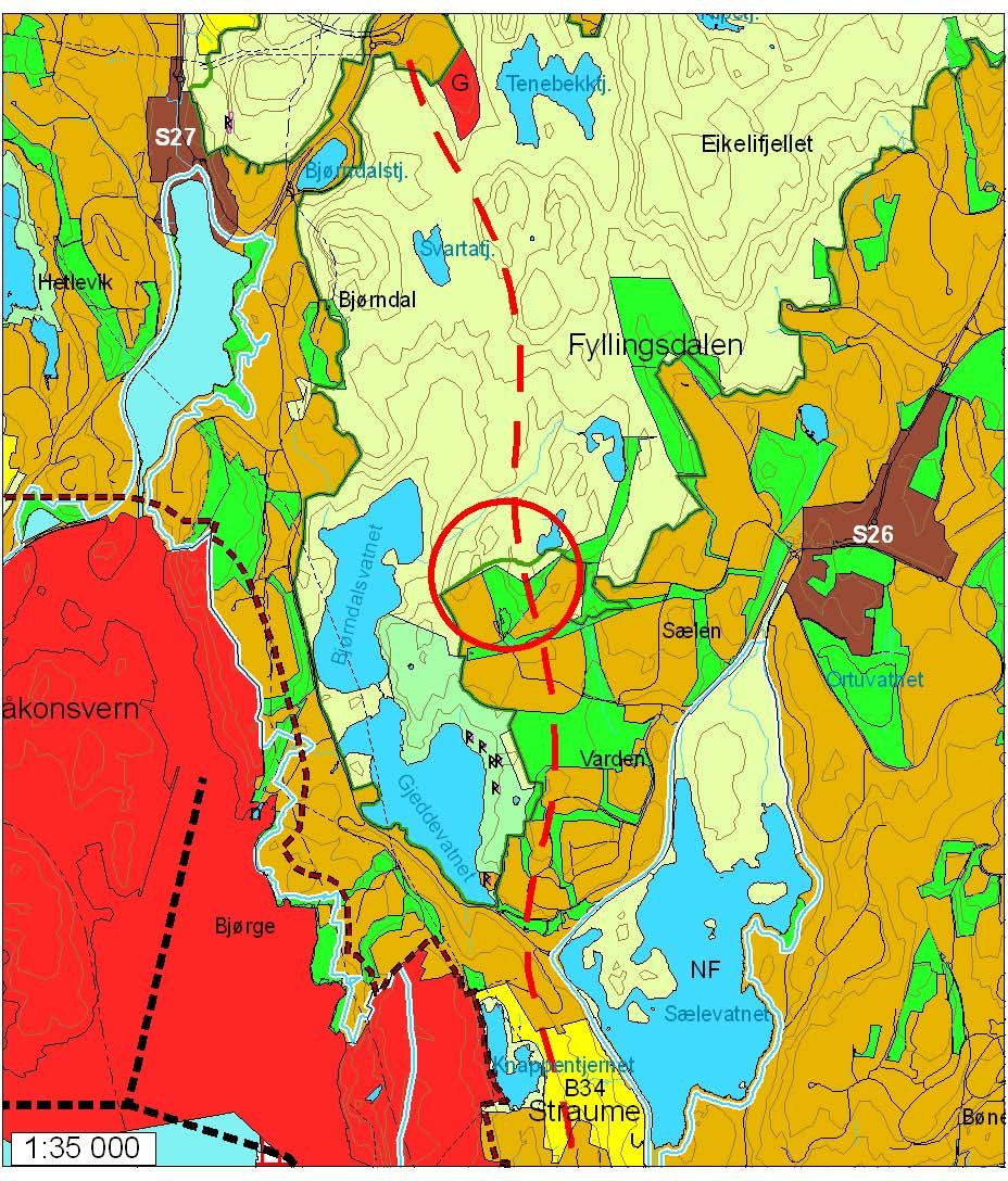 Byggeområde til LNF.