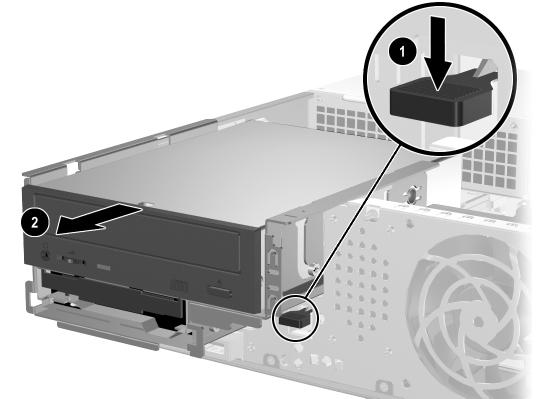 Maskinvareoppgraderinger Oppgradere SATA-harddisken HP støtter ikke tilkobling av både SATA- og PATA-harddisker på samme system.