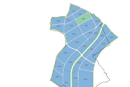 3.3.3 NDARJA E TËRËSIVE DHE BLLOQEVE URBANE Për funksionim më efikas, menaxhim, zhvillim, orientim dhe rregullim më të lehtë të lagjes është e domosdoshme ndarja e saj në tërësi (zona)