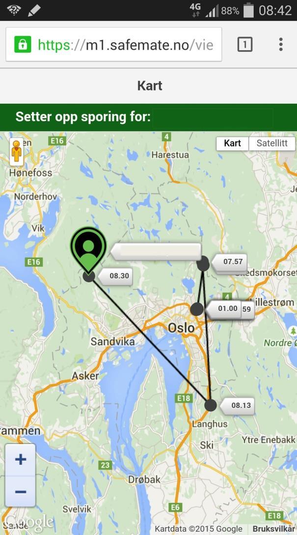 Hjørdis har på kappe og flyr over Oslo 14.