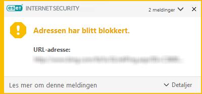 Potensielt uønskede programmer Innstillinger Når du installerer ESET-produktet ditt, kan du velge om du vil aktivere gjenkjenning av potensielt uønskede programmer, som vist nedenfor: ADVARSEL