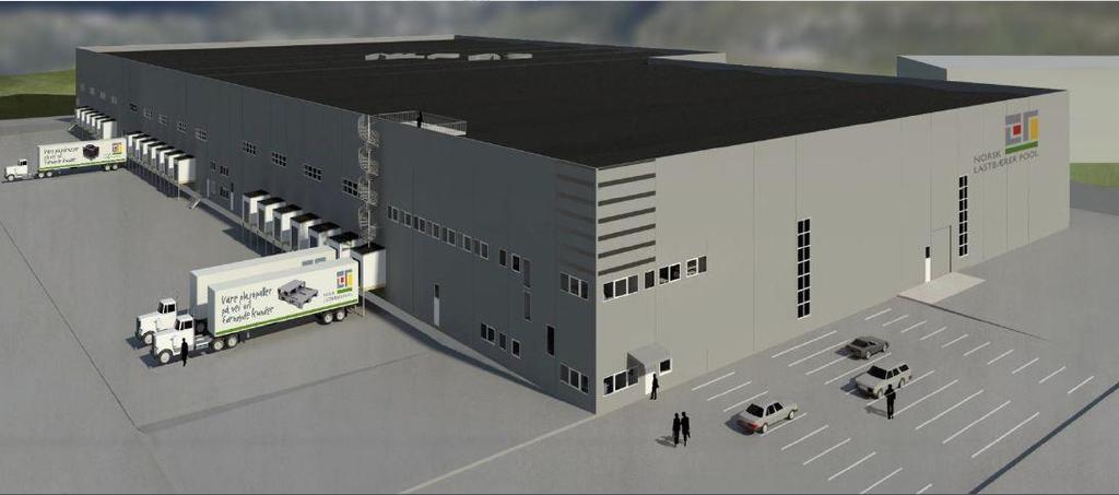 Flyttet inn i nytt anlegg 1. oktober 2013 20.000 m2 lager og drift med 4.