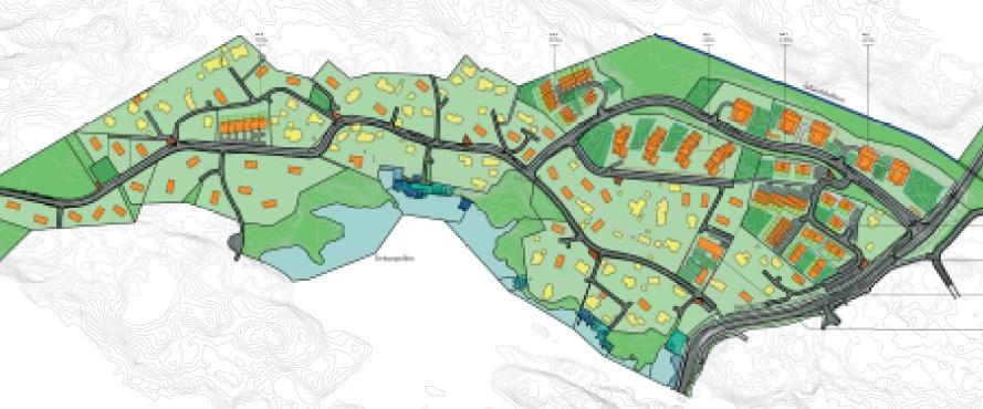 Bakgrunnen for planarbeidet er forslag om å tilrettelegge området for utbygging av nye boliger. I utgangspunktet var startet opp / planlagt startet opp 4 ulike reguleringsplaner innenfor planområdet.