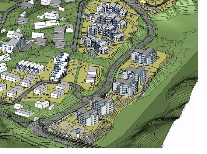 atkomst til planområde, samt pågående arbeid med kommunedelplan for Birkeland, Liland, Ådland og Espeland hvor det legges opp til økt boligbygging generelt i området nord for planområde.