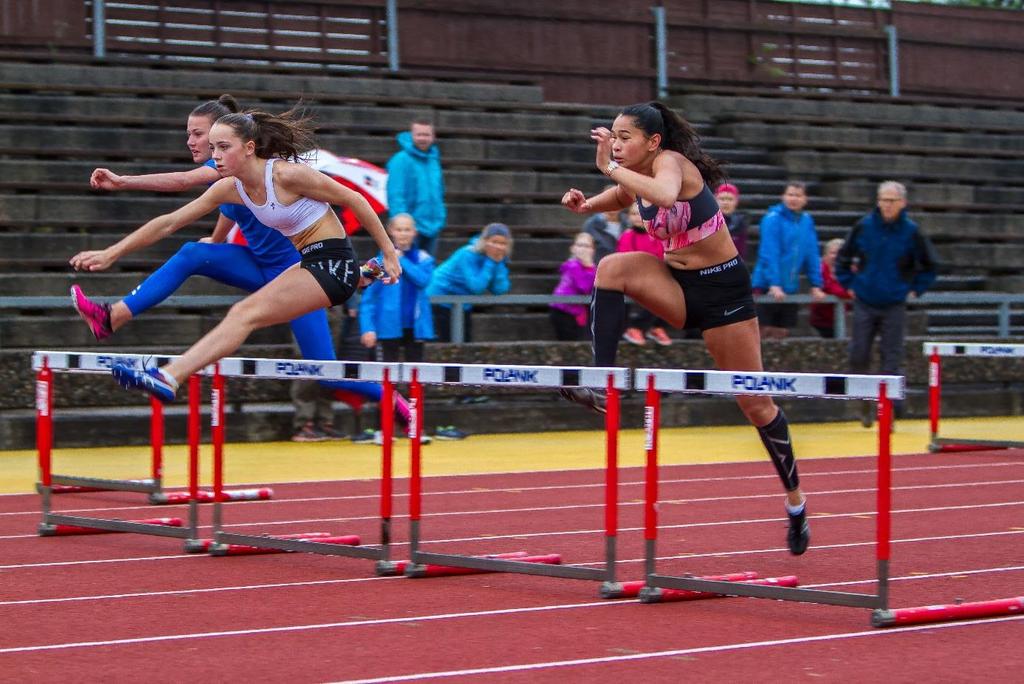 etterfulgt av slegge og 600 m.