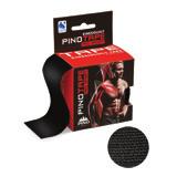 Pro Sport Kinesiologi tape Pino Pro Sport Kinesiology Tape er laget av semi-synte sk stoff og akryl-lim med høy he e evne. Meget god hudkompa bilitet og ekstremt pålitelig.