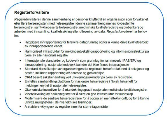 Behovsanalyse Vedlegg 10 Bruk 1-2 minutter på å tenke individuelt på punkter knyttet til behovsanalyse 15 minutters diskusjon i plenum Diskusjonspunkter 1.