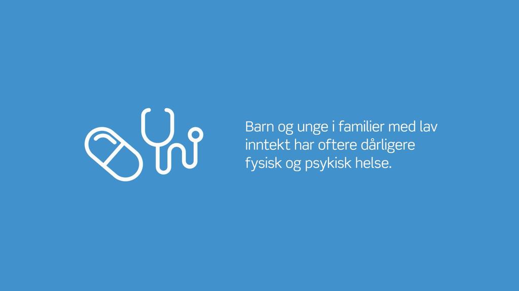 Barnefattigdom påvirker barn og unges fysiske og psykiske helse negativt.