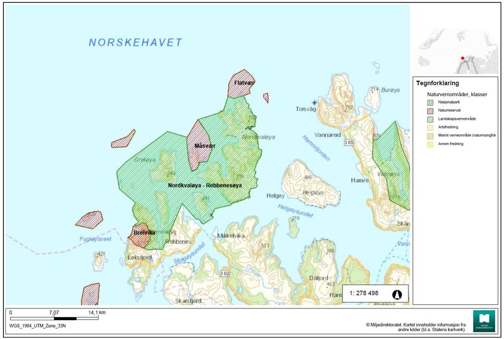 1. Bakgrunn Hvert år blir forvaltningen av Nordkvaløya Rebbenesøya verneområdestyret tildelt midler for å styrke og ivareta verneverdiene i området.