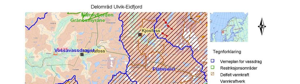 4. Samla belasting i delområdet Ulvik-Eidfjord Delområdet omfattar både verna