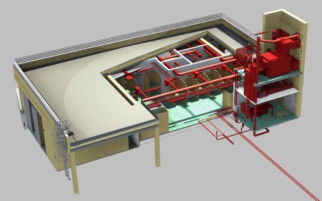 Blandingsgassbod, Haakonsvern -100 % digital anbudskonkurranse, hvor 3D-modell (BIM) og digitale materiallister over alle produkter /