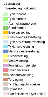 totalsonderingene er boret til antatt fjell stedvis med innboring for sikrere fjellpåvisning.