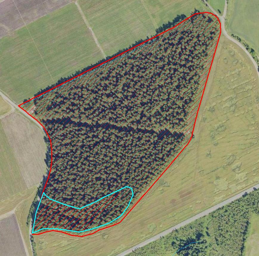 Med unntak for en rest av en liten ravinedal, er området helt flatt og er kvartærgeologisk en tidligere havbunn som ble avsatt under tilbakesmeltingen av den store isbreen som dekket Skandinavia for