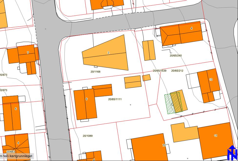 overordnet plan ved at området er regulert til næring i kommuneplanens arealdel.