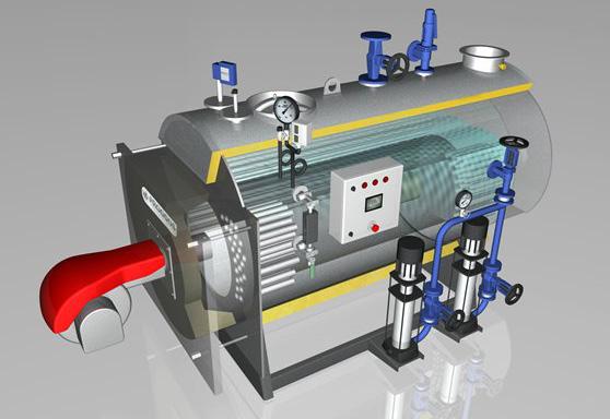 SKÅLAND DAMPKJEL BESKRIVELSE Fyrgang / røkrør kjel tre-trekk kjel med vendeflae, helsveist konstruksjon Konstruert og bygget etter EN12953, kompatibel med Pressure Equipment Directive (97/23/EE)