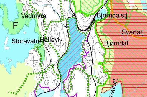 3 VEDLEGG: UTSJEKK AV DATABASER 1. Temakart Grøntfaglige interesser Figur 1. Utsnitt av KPA 2010 - temakart grøntfaglige interesser.