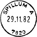 Stempel nr. 11 Type: I24N Utsendt?? SPILLUM Innsendt?? Registrert brukt fra 08.01.79 IWR til 27.01.87 HLO Stempel nr.