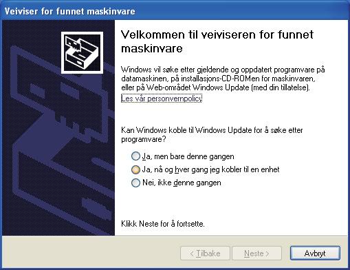 parallell Windows For brukere med parallell-grensesnittkabel 7 Installer driveren og koble skriveren til datamaskinen din d Sett CD-ROM-en som følger med inn i CD- ROM-stasjonen.