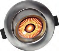 2700K WarmDim Nyheten WarmDim LED downlight! WarmDim er litt klarere lys enn vanlig LED ved full styrke.