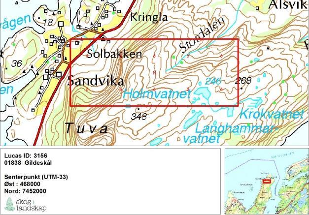 Bruk av flater istedenfor enkeltpunkter gir i tillegg til arealstatistikken en helhetlig miljøbeskrivelse.