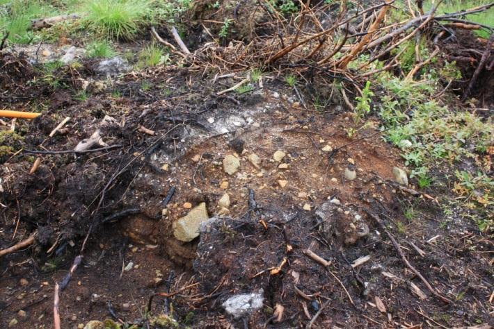 Tykkelse på mineraljordhaug maks