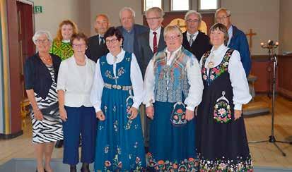 Holand og Reidun Helene (Holandsjø) Andersen 70 års konfirmant Sokneprest Ann Kristin Avdem Grande og Helmer