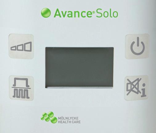 Dette er en kortfattet versjon av bruksanvisningen for Avance Solo NPWT-systemet. Du finner mer informasjon i bruksanvisningen som følger med produktene.