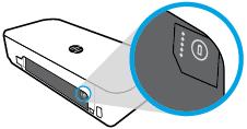 Batteristatus-knappen er i øvre høyre hjørne av batteriet. 6.