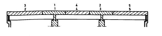 for en trefeltsbru. Da vil det meste av nedbøyning og dermed også rotasjon av bjelkene over støttene opptre før kontinuitet er etablert (Norsk Betongforening, 1981a). Figur 2.