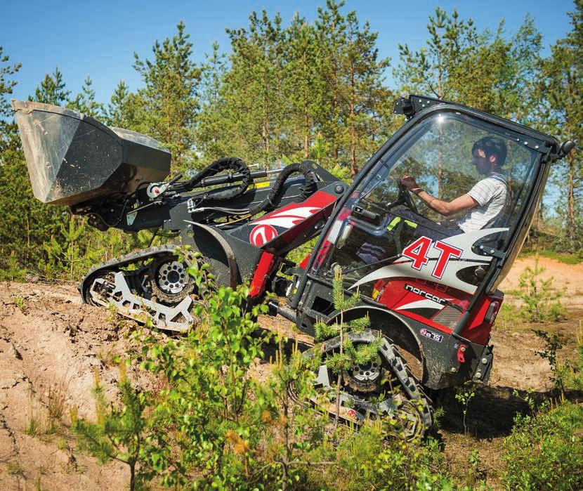 Hyttealternativ på side 34 Komfortsete Utstyrt med lav-profil mekanisk fjæring som effektivt reduserer vibrasjoner. Vekt justeringsområde 50-170 kg.