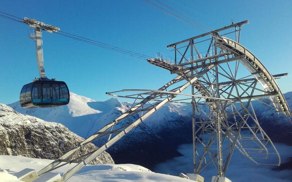 Loen Skylift frå fjord til fjell Artikkelen er forfatta av bygg ingeniør Oddvin Myklebust, Nordplan AS Våren 2017 opnar Loen Skylift eit av dei største og mest storslåtte