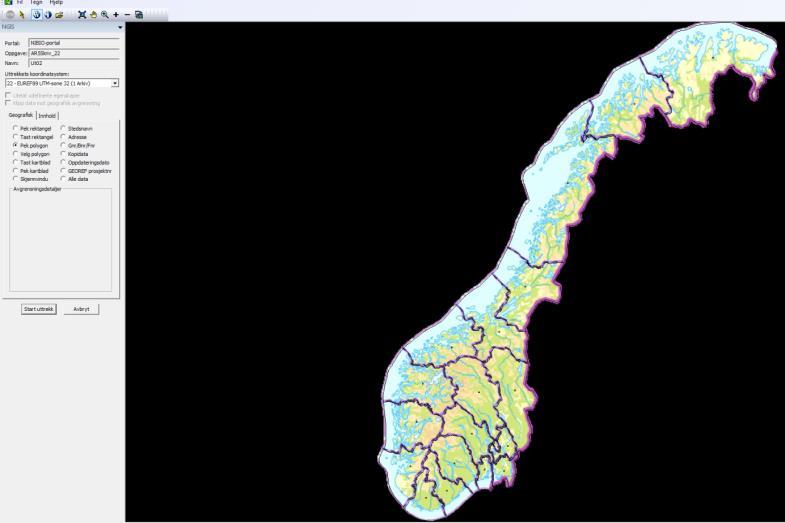 Merk! Skrive-uttrekk: Når en jobber med skriveuttrekk fra QMS, jobber en med originaldata. Disse dataene er låst for andre så lenge dataene ikke er lagret tilbake.