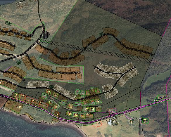 2 av 4 Fig 2 Oversiktskart reguleringsplan for hyttefelt 88/8, 10 Fig 2 viser reguleringsplan for