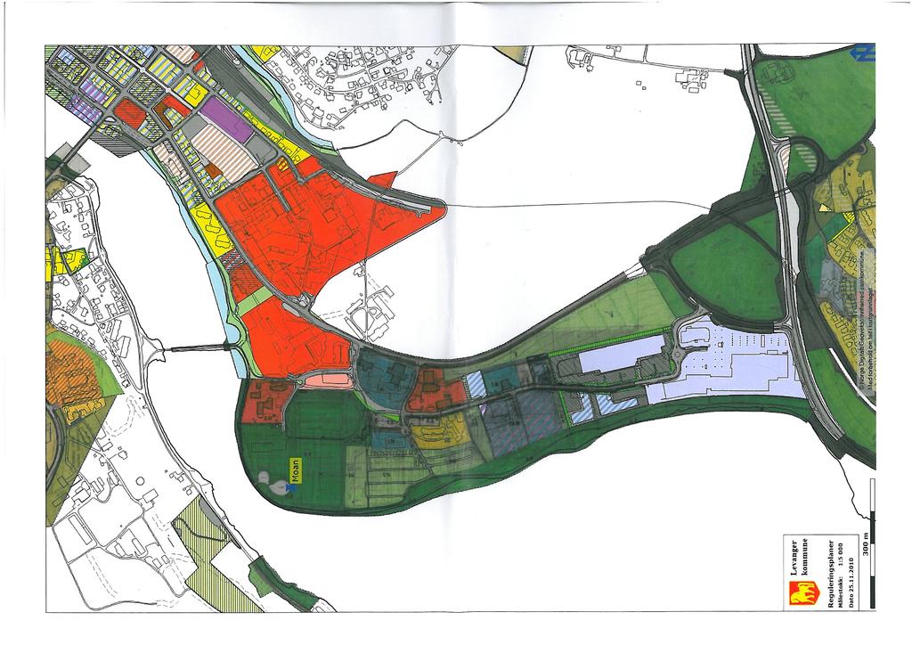 NY VEITRASÈ LEVANGER SØR Levanger sør knyttes bedre til bykjernen med den planlagte tilførselsveien.