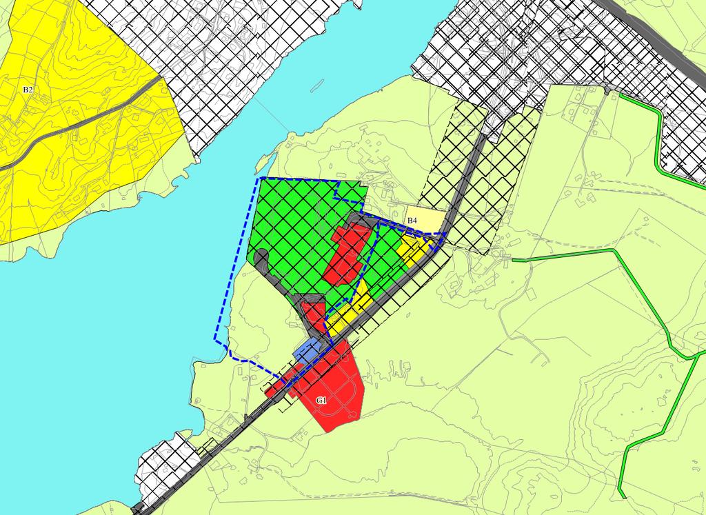 Oppdragsnr. 5143945 Dokument nr. 1 Figur 1.3 Utsnitt fra kommuneplanens arealdel.