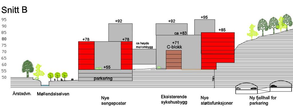 I tillegg har parkanlegget, med alleen, stor verdi for allmennheten, pasienter, ansatte og studenter, herunder som viktig del av gang- og sykkelvegnettet i området.