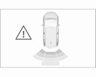 148 Kjøring og bruk Parkeringsradar Generell informasjon Ved tilkobling av en tilhenger eller en sykkelholder på tilhengerfestet deaktiveres parkeringsradaren.