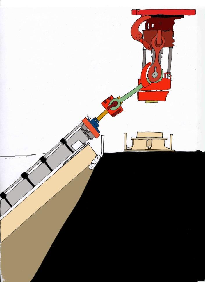 DDM Bails Riser joint på vei opp shuttle