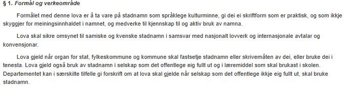 4.2 Paragrafoverskrifter «Paragrafoverskrifter som inneholder sammenfattinger av innholdet, kan forenkle lesingen av en lang lov.