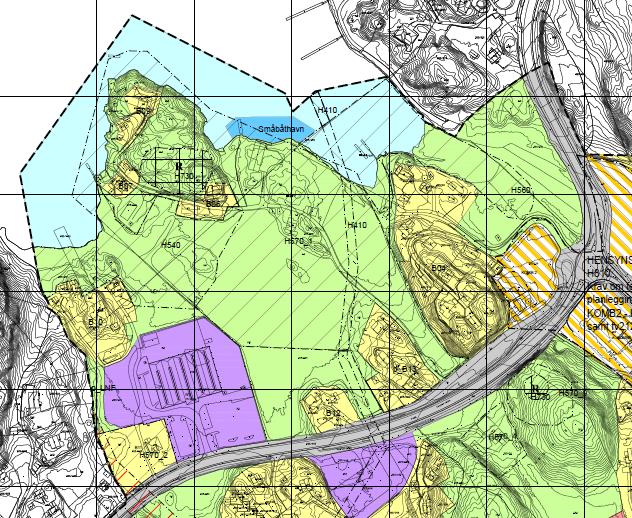 Enkelte boliger mot Hølen er derimot avsatt til LNF-område. Dette gjelder Engeneveien 11, 14, 15, 19, 20 og 22, samt Vesterveien 202, 202 B, 204 A og 204 B.