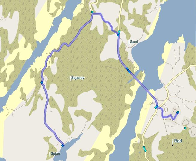 10 Turnr 532-5512 Hvaler ungdomsskole Spjær - Hvaler ungdomsskole Avgang 08:10 Ankomst 08:25 Kjørelengde (km)